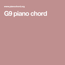 Piano companion it is a flexible chord and scale dictionary with user libraries and a reverse mode. G9 Piano Chord Piano Chords Music Classroom Teaching Music