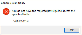 Select the download button to save the file to your computer. Canon Knowledge Base Error You Do Have Required Privileges To Access Folder Ij Scan Utility Windows