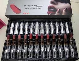 mac matte lasting lipstick 12 pcs set