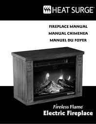 Electric Fireplace Manualzz