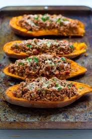 these turkey taco stuffed sweet potatoes are a fantastic option when you