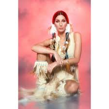 Promtional portrait of american singer and actress cher for the television variety show 'the sonny and cher comedy hour,' june 7, 1970. Cher In Indian Costume Rare 70 S Colorful 24x36 Poster Walmart Com Walmart Com