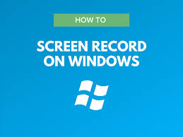 how to screen record on windows 10 11