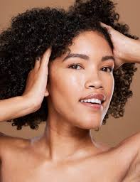 beauty skincare and curly hair