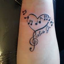 ) it's my first tattoo and it didn't hurt too much. Wrist Music Note Heartbeat Tattoo Novocom Top