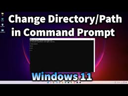 windows 11 command prompt change