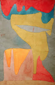 Paul Klee: Fräulein. Kunstdruck, Leinwandbild, Gerahmtes Bild, Glasbild