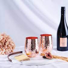 Copper Wine Glasses From Clinq Copper
