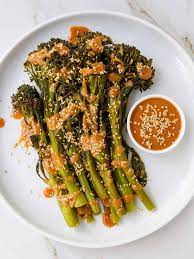 roasted tenderstem broccoli with miso