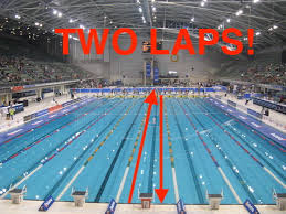 in a swimming pool a lap is the same