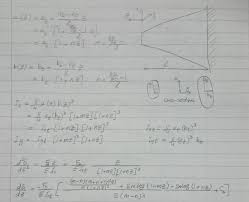 deflection of tapered beam with