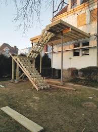 Stairs For A Tall Deck Jlc