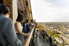 eiffel tower guided tour by elevator in