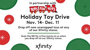 comcast pares in toys for tots
