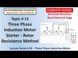 13 three phase induction motor starter
