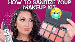 how to sanitize your makeup kit