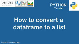 pandas tutorial how to convert a