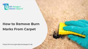 how to remove burn marks from carpet