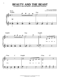 Easy piano sheet music for kids: Beauty And The Beast Piano Sheet Music Hard Music Sheet Collection
