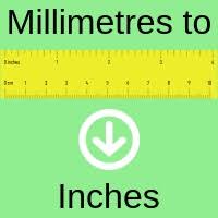 Convert Mm To Inches Calculator Convert Inches To Mm