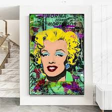 Graffiti Figure Art Marilyn Monroe