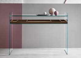 tonelli quiller glass console table