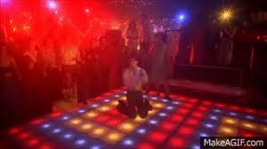 Flaunt it when ya got it! Saturday Night Fever Bee Gees You Should Be Dancing John Travolta Hd 1080 With Lyrics On Make A Gif