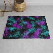 paint splatter rug