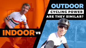 indoor vs outdoor cycling power are
