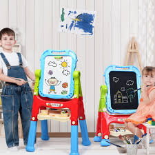 kids art easel magnetic double sided