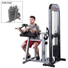 tricep machines cable weight stack