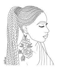 This braid starts at the temple and goes along the sides showing off unique hair colors becomes super easy with box braided hairstyles for short hair. 34 Natural Hair Coloring Books Ideas In 2021 Coloring Books Coloring Pages Coloring Pages For Girls