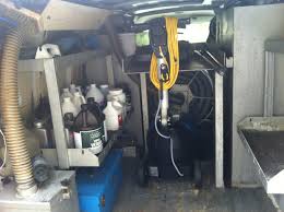 used butler carpet cleaning van for