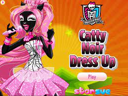 monster high games catty noir dress up