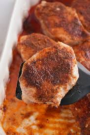 oven baked pork chops my forking life