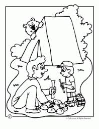 Download and print these hiking coloring pages for free. Camp Activities Camping Coloring Pages