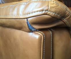 sofa repairs with leather sching