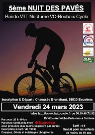 Nuit des pavés VTT - Vélo Club de Roubaix Cyclotourisme : Route et Vtt