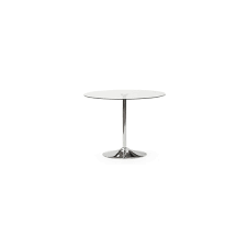 Orbit Round Glass Dining Table 100cm