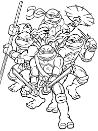 ninja turtles coloring pages printable