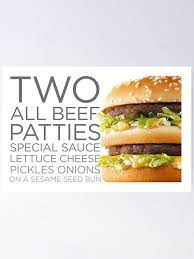 Two All Beef Patties gambar png