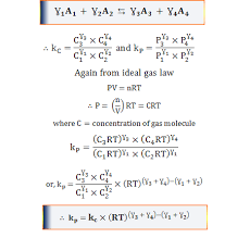 Law Mass Action Equilibrium Constant