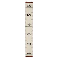 Canvas Ruler Hanging Growth Chart