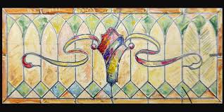 Artist Frank J Dillon As Stained Glass