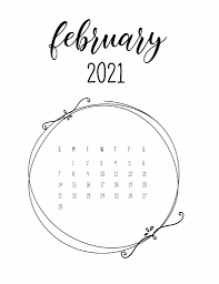 Printable calendar february 2021 for kids is quite impressive, and you can use all the essential things. Calendar February 2021 68 Stunning Printable Calendars