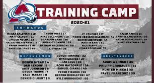 2021 Avs Training Camp Roster ...