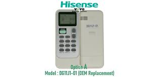 original hisense air cond remote