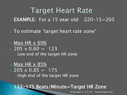 ppt target heart rate powerpoint