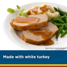 festive white meat turkey loaf gravy in roasting pan 32 ounce walmart
