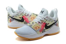 Paul george just posted a she commercial in his ig. Nike Zoom Pg 1 Paul George Men Basketball Shoes White Flower Balck 878628 Sepsale